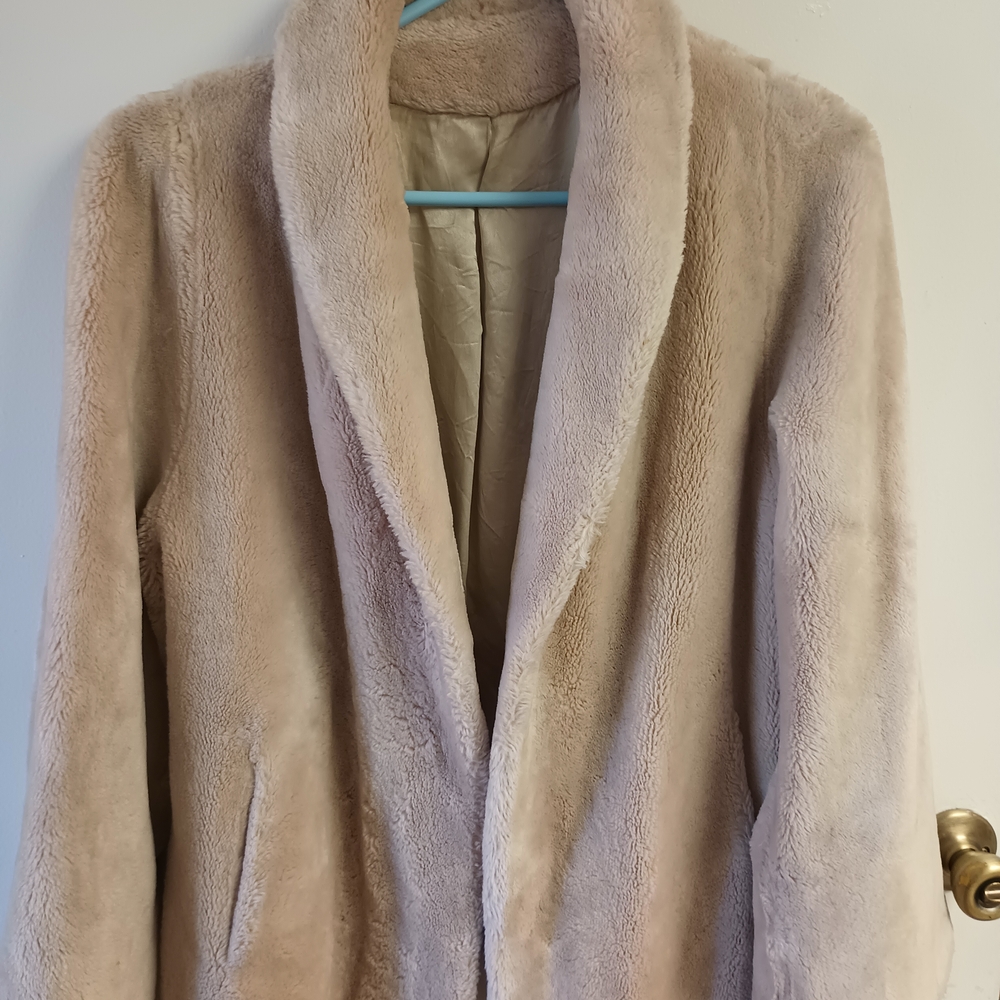 Chic Tan Teddy Jacket